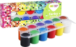 Tempera plakativ&auml;rv Pixi Happy Color, 12 v&auml;rvi, 25 ml