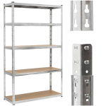 Springos metallriiul 205 x 120 x 45 cm, 5 riiulit
