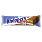 Knoppers Nut Bar- 24 x 40g- &scaron;okolaadibatoonid piima ja nugatkreemiga, sarapuup&auml;hklid, karamell ja t&auml;ispiima &scaron;okolaad