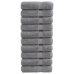 vidaXL saunalina SOLUND 10 tk, hall, 100 x 150 cm, 600 gsm