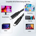 USB-C Type-C Kaabel, Kiire Andmeedastus, Kiire Laadimine Pickify