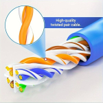 Kiire Cat 6 Ethernet Kaabel Kullatud RJ45 &Uuml;hendusega Pickify, CAT6 15.24m/50ft