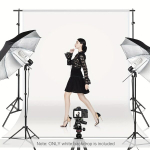 Kokkupandav Fototausta Fotostuudiole Pickify, 1 Pcs-Black Backdrop