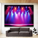 Pol&uuml;esterist Lava Taust, Kontserdi Stseen Pickify, 230*180cm/90.5*70.8inch