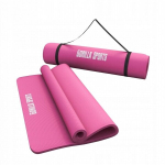 Jooga, treeningu, fitnessi matt, paks, 1,5 cm, fuksia