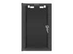 Lanbergi 10-tolline 9u seinakinnituskapp, 280x310 mm must (lame pakk)