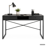 Arvutilaud Elonis, 123x48x80,5 cm, must