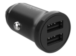15W USB-A kahte porti sisaldav autolaadija