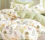 Eurofirany kahepoolne puuvillasatiinist voodipesukomplekt SBA-250, 200x220 cm, 3-osaline