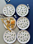 Lauan&otilde;ude komplekt Blue Leaf, 6-osaline