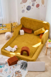Laste diivan Funbed Double 115, kollane