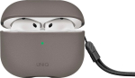 UNIQ LYDEN DS &uuml;mbris AirPods 4 k&otilde;rvaklappidele, Apple'i kaitsega, kriimustuskindel hall, tulekivihall