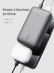 Akupank AUKEY PB-Y57 Spark Mini akupank 20 000 mAh, USB-C 20 W, USB-A 22,5 W, hall