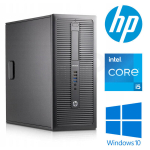 HP 800 G1 MT i5-4590 8GB 256GB SSD + 250GB HDD DVD W10P Renew
