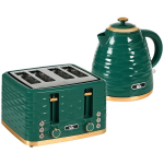 R&ouml;stri ja veekannu komplekt, 2-in-1, veekann 1,7 l 2200 W, r&ouml;ster 1860 W, roheline