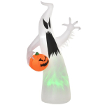T&auml;ispuhutav Halloweeni dekoratsioon Kummitus k&otilde;rvitsaga, LED, 180 cm