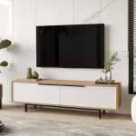 TV kapp ON1-SW, valge/pruun