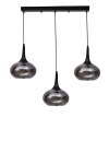 Opviq rippvalgusti 9049-5, must/hall
