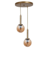 Opviq rippvalgusti 9056-2, kuldne/pruun