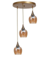 Opviq ripplamp 9062-3, kuldne/pruun