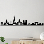 Asir riputatav dekoratsioon Paris Skyline, 29 cm
