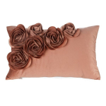 Eurofirany dekoratiivse padja padjap&uuml;&uuml;r Flores 1, 30x50 cm, oranž