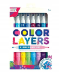 Kahepoolsed "color Layers" viltpliiatsid, 8 tk.
