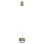 Sollux Lighting rippvalgusti Aura 1, roheline
