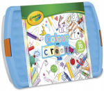 Crayola Mega Activity Tub: pliiatsid, v&auml;rvipliiatsid, m&auml;ngutaigen