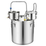 Alkoholide destilleerimiskomplekt 50L koos 10 klaaspurgiga, Thumper Keg, h&otilde;bedane