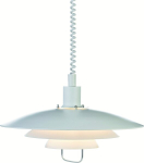Marksl&ouml;jd ripplamp Kirkenes 1L Valge 102281