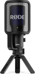 R&Oslash;DE NT-USB+ mikrofon, NTUSB+, 24 bit, 48 kHz, 97 dB, 118 dB, 20-20000 Hz, kardioidne, USB-C, must