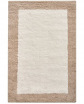 Vannitoa vaip KABRI Pruun/ beež 60 x 90 cm Puuvill