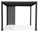 Lamellkardinad paviljonile Pergola Premium Anthracite, 93 cm