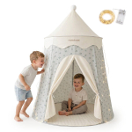 Laste lossikujuline telk Mamabrum mati, LED-tulede ja lehemustriga, &Oslash; 113 &times; 155 cm, &Oslash; 113 &times; 155 cm