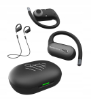 Powerlocus bluetooth k&otilde;rvaklapid avatud liikuda 30h mikrofonid ai