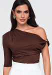 Pluus naistele Ombre OW-TS-E0075, pruun