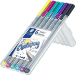 Triplus Galaxy viltpliiatsid, 6 v&auml;rvi