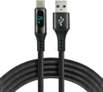 Everactive CBB-1CBL kaabel USB-A / USB-C 1m LCD, 3A, must
