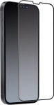 Karmitud klaas iPhone 13/13 Pro/14/16e/17e, mustad silikoon&auml;&auml;rised SBS