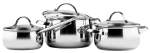 Potikomplekt Vinzer Culinaire 50030, roostevaba teras, 6-osaline, 8 l