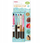 Zebra Sarasa Clip Ice Cream geelpliiatsid, 5 tk. seatud