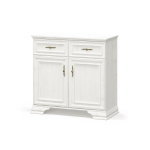 Kommode Mebelbos Irys 2d2s, 93,4x39x88,7 cm, valge