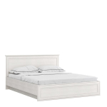 Voodi Mebelbos Tiffany 2 160, 171.1x206.7x96.6 cm, valge