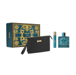 Komplekt Versace Eros meestele: parf&uuml;&uuml;mvesi EDP, 100 ml + parf&uuml;&uuml;mvesi EDP, 10 ml + kosmeetikakott