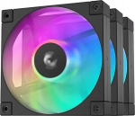 Deepcool R-FD12-BKAPN3-G ARGB-3 IN 1 Performance 120mm Fan Black 3-Pack