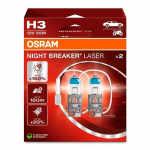Halogeenpirnid H3, 55W, 12V, 1450Lm, NIGHT BREAKER LASER seeria