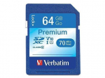 M&auml;lukaart Verbatim (44024) 64GB Premium SDXC Memory Card, UHS-I V10 U1 Class 10