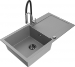 Graniitk&ouml;&ouml;givalamu Mexen Leo segisti ja sifooniga, Hall+Must/Kroom