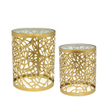 2 laua komplekt Ažūrinis, kuldne